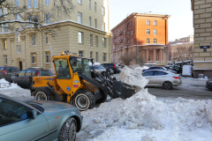 В выходные с улиц Московского районе  вывезено более 8 тысяч куб.м снега