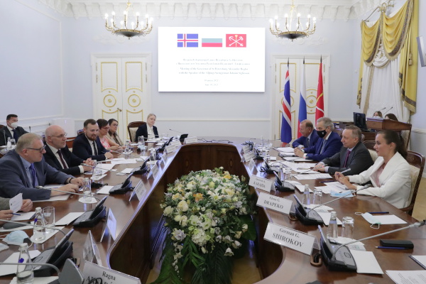 Встреча с председателем Альтинга Республики Исландии Стейнгримуром Йоханном Сигфуссоном