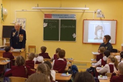 В 494 школе прошла встреча с ветераном Великой Отечественной войны Валентином Богдановым