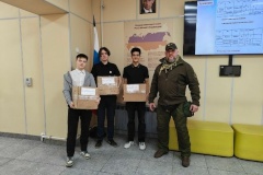 В лицее № 214 Центрального района прошла акция в поддержку участников специальной военной операции