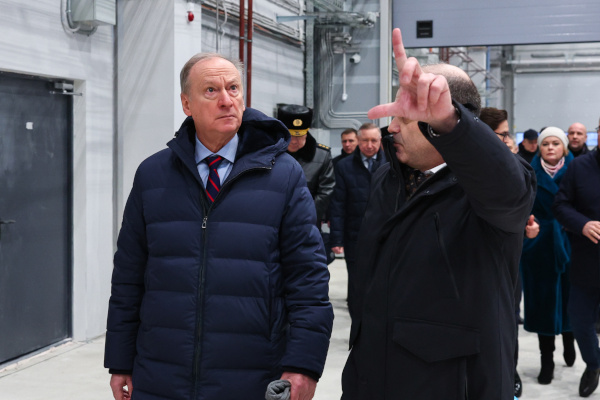 Николай Патрушев и Александр Беглов осмотрели строительные площадки новых объектов Морского государственного технического Университета