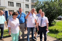 Глава района Виктор Полунин провел еженедельный обход территории
