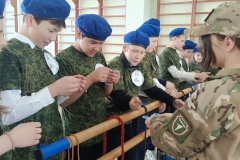 Огнеборцы Московского района приняли участие в военно-патриотической игре «Зарница 2.0»