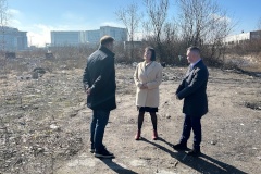 В рамках еженедельного объезда территории Московского района Авиагородок посетил заместитель главы Московского района