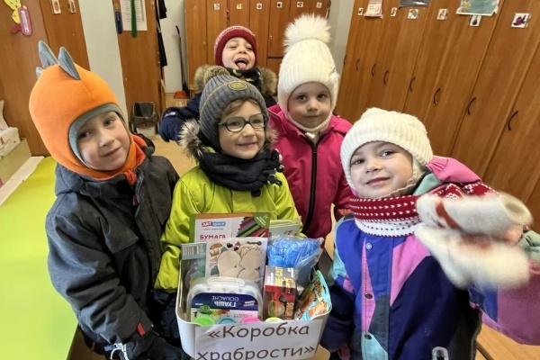 Детский сад Выборгского района присоединился к акции «Коробка храбрости»