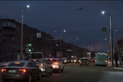 На проспекте Металлистов появилось современное освещение