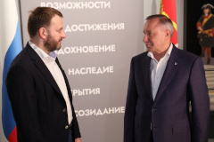 Александр Беглов и Максим Орешкин обсудили этапы реализации проекта «Санкт‑Петербург Марина» и строительство метро