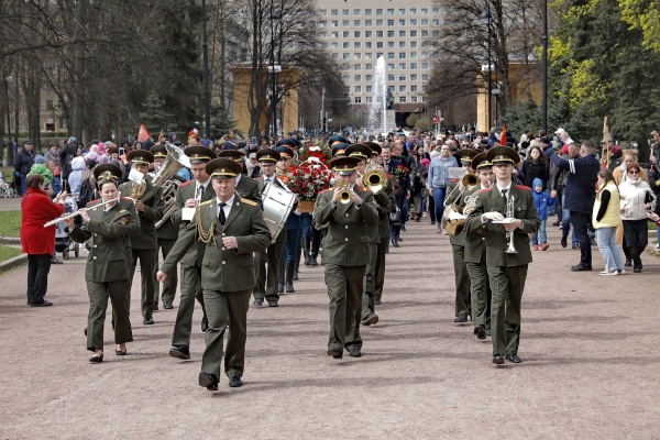 9 мая в Московском парке Победы