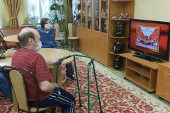 Просмотр документального фильма к 75-летию окончания Второй мировой войны в Центре социальной реабилитации инвалидов и детей-инвалидов Центрального района