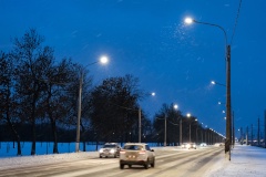 Новое освещение Петергофского шоссе обеспечит двукратную экономию на энергопотреблении
