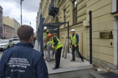 Проведены мероприятия по освобождению земельных участков,  занятых без правовых оснований под размещение летних кафе