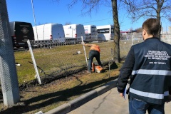 Во Фрунзенском районе освобожден незаконно занятый земельный участок: демонтированы самовольно размещенные объекты благоустройства