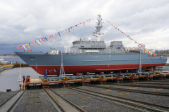Корабль противоминной обороны «Иван Антонов» спущен на воду