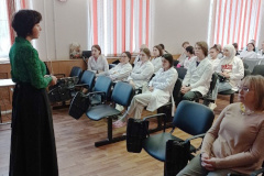 В  Медицинском техникуме №2 состоялась презентация фильма о настоятельнице Общины сестер милосердия Святого Георгия, сестре милосердия Елизавете Петровне Карцевой