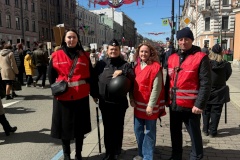 Народные дружинники Кировского района приняли участие в охране общественного порядка и общественной безопасности во время празднования 80-й годовщины победы в Великой Отечественной войне
