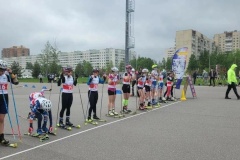 В Муринском парке прошли традиционные соревнования «Командный спринт на лыжероллерах», посвящённые Дню Победы