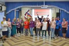 В центре реабилитации инвалидов Фрунзенского района прошла игровая программа ко Дню Флага