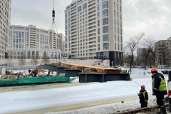 Строительство нового моста через Черную речку планируется завершить в 2024 году