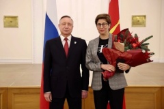 Тренер спортивной школы олимпийского резерва №1 Калининского района награжден за заслуги в развитии физической культуры и спорта Санкт‑Петербурга