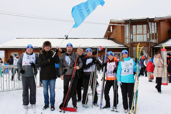 8 февраля - Команда Комитета по образованию – на «Лыжне России - 2015»