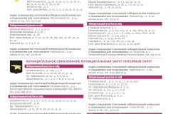 Список избирательных участков на территории Центрального района Санкт‑Петербурга