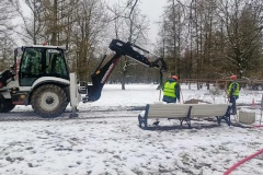 Началось строительство наружного освещения сада у Египетских ворот