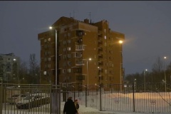 Во дворах Малой Охты появилось современное освещение