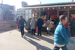 В Выборгском районе прошел рейд по несанкционированным торговым объектам
