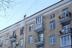 Администрация района зафиксировала нарушения в уборке кровель