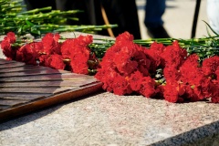 В День окончания Ленинградской битвы на Серафимовском кладбище прошла церемония возложения
