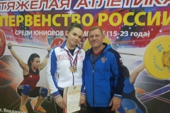 Петербуржцы стали победителями и призерами первенства России по тяжелой атлетике среди юниоров и юниорок