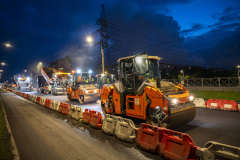 В Петербурге продолжается масштабный ремонт Петергофского шоссе