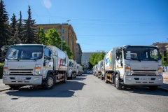 Транспортный парк регионального оператора по обращению с ТКО пополнили 40 современных мусоровозов