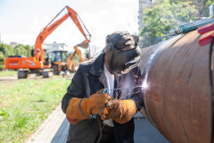 Надежное тепло для жителей Московского района: энергетики приступили к обновлению крупной районной тепломагистрали