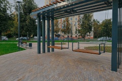 В Кировском районе завершилось благоустройство бульвара Новаторов