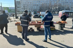 Рейды по пресечению работы незаконных объектов торговли проведены в семи районах города