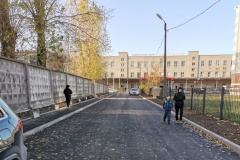 Завершен первый этап благоустройства улицы Ивана Зубкова в Кировском районе