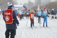 Любители лыжного спорта приняли участие в «Московской лыжне»