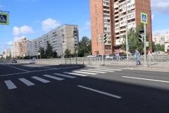 В Выборгском районе отремонтировали шесть улиц