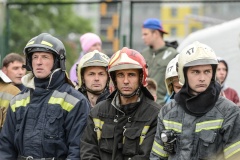 Впервые в России прошли соревнования "Сильнейший пожарный"