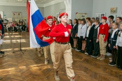 В музее «Кронштадтская Крепость» состоялась торжественная церемония вступления в ряды юнармейского отряда