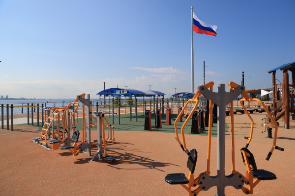 Помещение спортивной площадки для сдачи норм ГТО в Приморском районе