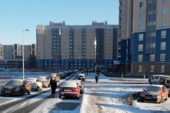В Невском, Василеостровском, Центральном районах включено новое внутриквартальное наружное освещение