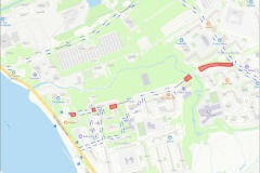 Закрытие движения транспорта по Русановской улице