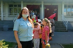Во Фрунзенском районе продолжается профилактическая работа с детьми по безопасности дорожного движения