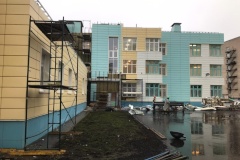 До конца года завершится строительство детского сада в квартале 24-27 Полюстрово в Калининском