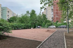 Работы по обустройству новых площадок на Ленской идут с опережением графика