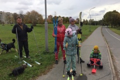 В честь Всероссийского Дня ходьбы в Муринском парке прошел семейный праздник ""Спорт для всех".