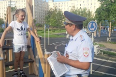 В преддверии нового учебного года Госавтоинспекция по Фрунзенскому району проводит профилактические мероприятия среди различных категорий участников дорожного движения