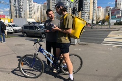 Велосипедистам и автомобилистам Красногвардейского района напомнили о Правилах дорожного движения